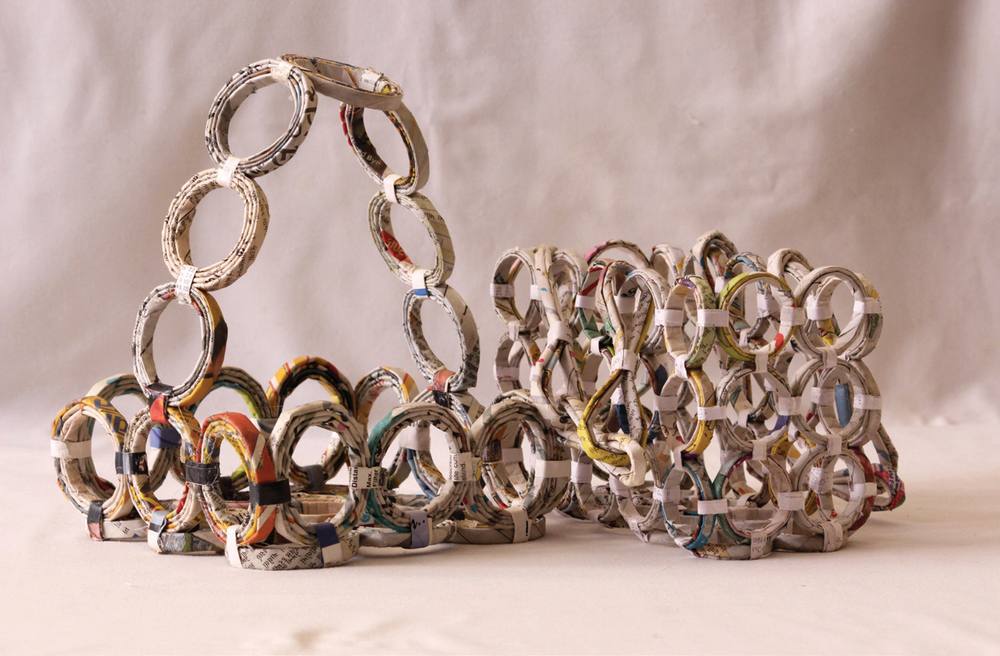 Ring-Link Paper Baskets