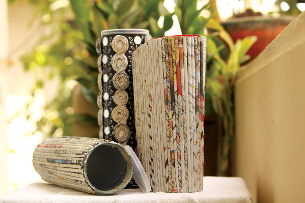 Rolled Paper Cylinder Containers