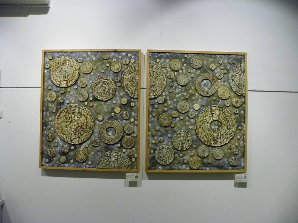 Untitled (Coil Diptych)