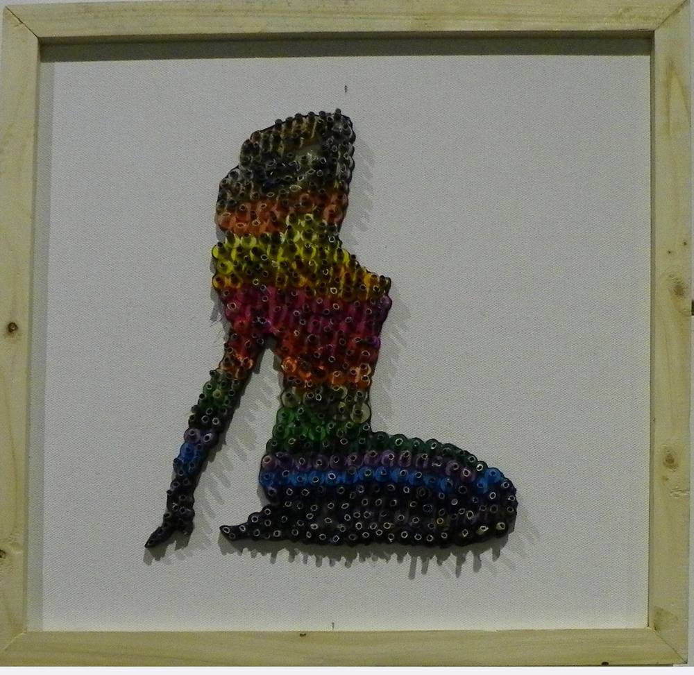 Untitled (Rainbow Figure)