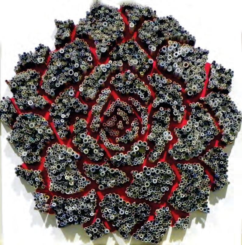Untitled (Red Rose Coil)